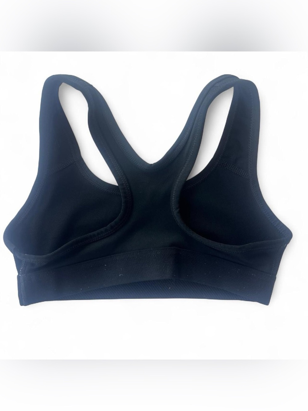 Nike Black Racerback Medium-Support Sports Bra - Picture 3 of 4